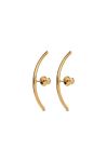 Сережки No More колір золотий