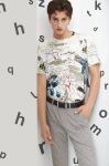 Бавовняна футболка Medicine колір бежевий візерунок (3456232)