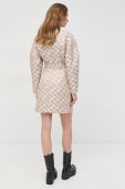 Сукня Custommade колір бежевий mini пряма